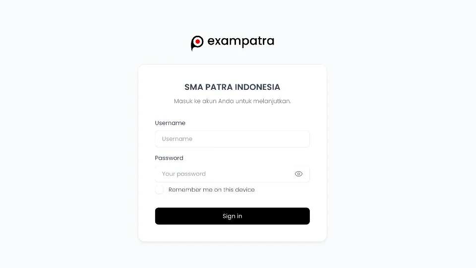 Exampatra Mockup